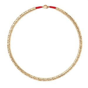 Roxanne Assoulin Gold Necklace with Red Detail